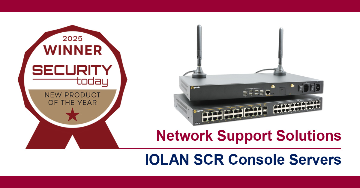 PerleSystemsInc's tweet image. 🔒Perle IOLAN SCR Console Servers are recognized for exceptional security features that protect networks and connected devices ➡️ go.perle.com/tlf #OOBM #OOB #NetworkResilience #NetOps #EdgeComputing #IoT #ConsoleServer #PerleSystems