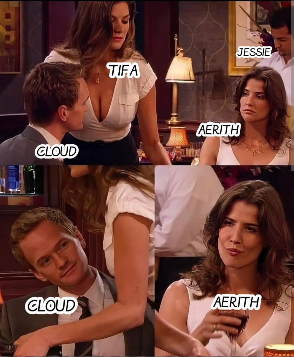 😂😂😂 final fantasy 7 remake sumnary , i am sorry but , It made me laugh a lot .