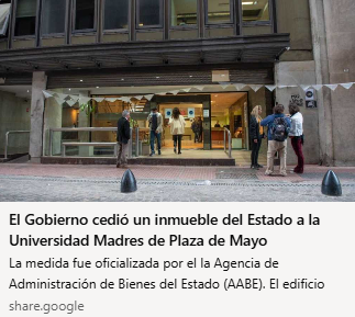 Ya salió en el Boletín Oficial.
Me pregunto cómo defenderá esta medida el liberotario promedio.
Tinogasta al 5200, Villa Devoto, 761 m2 y pertenecía al Estado Nacional.
Abrazo