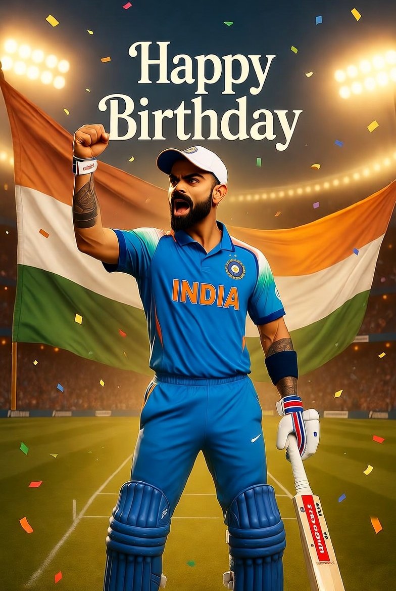 आज भारतीय क्रिकेट के शेर, किंग कोहली का जन्मदिन है 🇮🇳
बच्चे से लेजेंड बनने तक की उनकी यात्रा सिर्फ रन की कहानी नहीं, बल्कि जुनून, गिरने और फिर उठने की कहानी है।
आइए इस थ्रेड में जानते हैं विराट कोहली की ज़िंदगी के वो लम्हे जिन्होंने उन्हें “विराट” बनाया। 👇