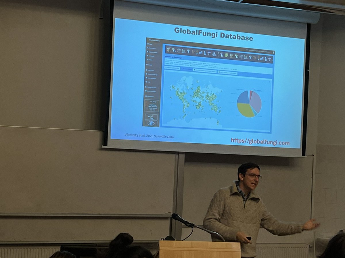 Interesting seminar by Petr Kohout, Global change and mycorrhizal fungi: shifts in diversity and distribution