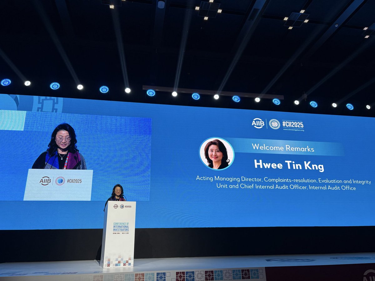 MoncefGhrib's tweet image. Welcome to China! 🇨🇳 Welcome to the AIIB! Welcome to CII2025 or the Conference of International Investigators! 

The #CII2025 theme for his year is  Delivering Innovative Investigations Solutions.

​While “innovation” often implies newness, CII offers a chance to reflect on what…