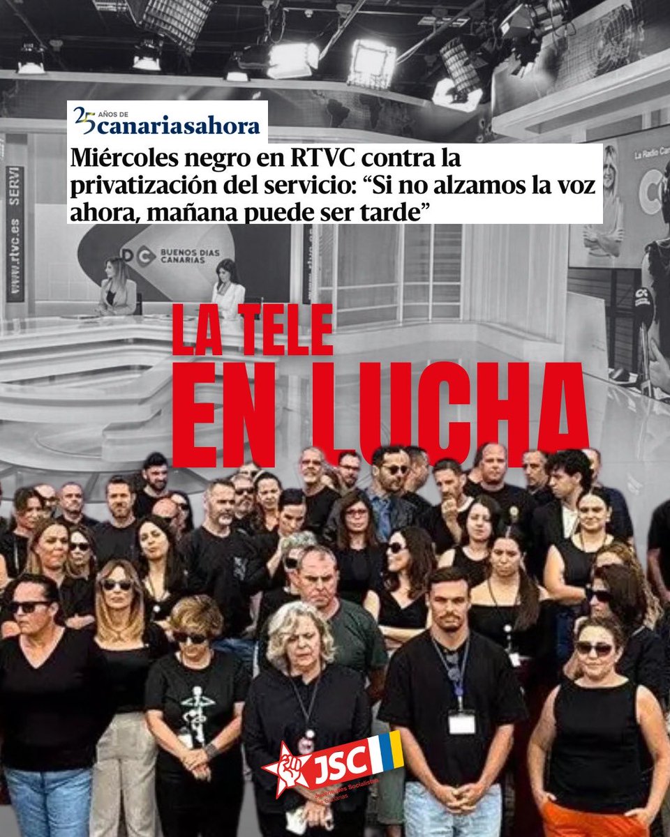 ❌𝗖𝗮𝗻𝗮𝗿𝗶𝗮𝘀 𝘃𝗮 𝗺𝗮𝗹 𝗽𝗼𝗿 𝗲𝗹 𝗣𝗣 𝘆 𝗖𝗖 ❌

Canarias en lucha ante las privatizaciones, recortes y asfixia del Gobierno de PP y CC a los servicios públicos de nuestra tierra.

Canarias merece un gobierno a la altura de nuestra gente.

#SiembraElCambio