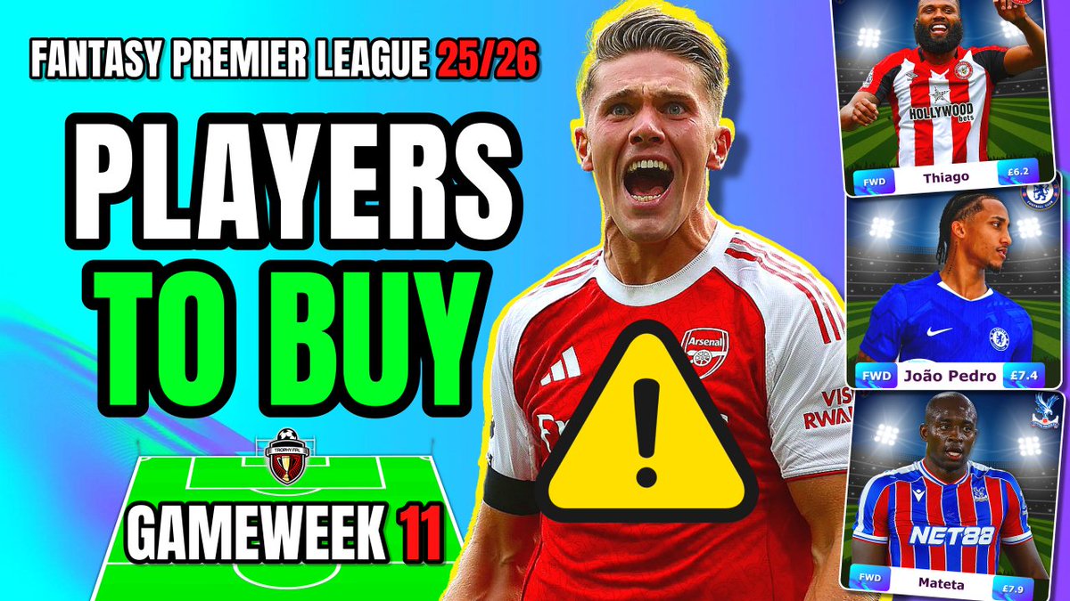 🎦 NEW VIDEO #FPL 

I run through the forwards to replace Gyökeres with and also discuss cheap midfielders running the show (Rice, Xhaka and Caicedo). 

Link youtu.be/n_whMTiNwuA