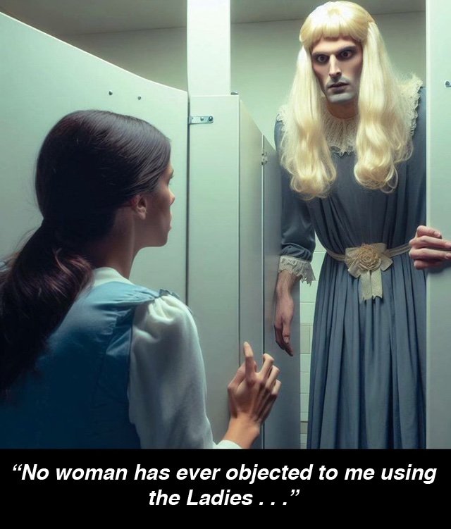 "Pues yo uso los baños de señoras y no se me ha quejado nunca ninguna mujer"

Porque nuestra prioridad es salir del aseo sanas y salvas y lo más rápido posible, caballero. No todas tenemos la madera, el tiempo y el ánimo para convertirnos en heroínas y mártires a lo <a href="/listen2tish/">Tish Hyman</a>