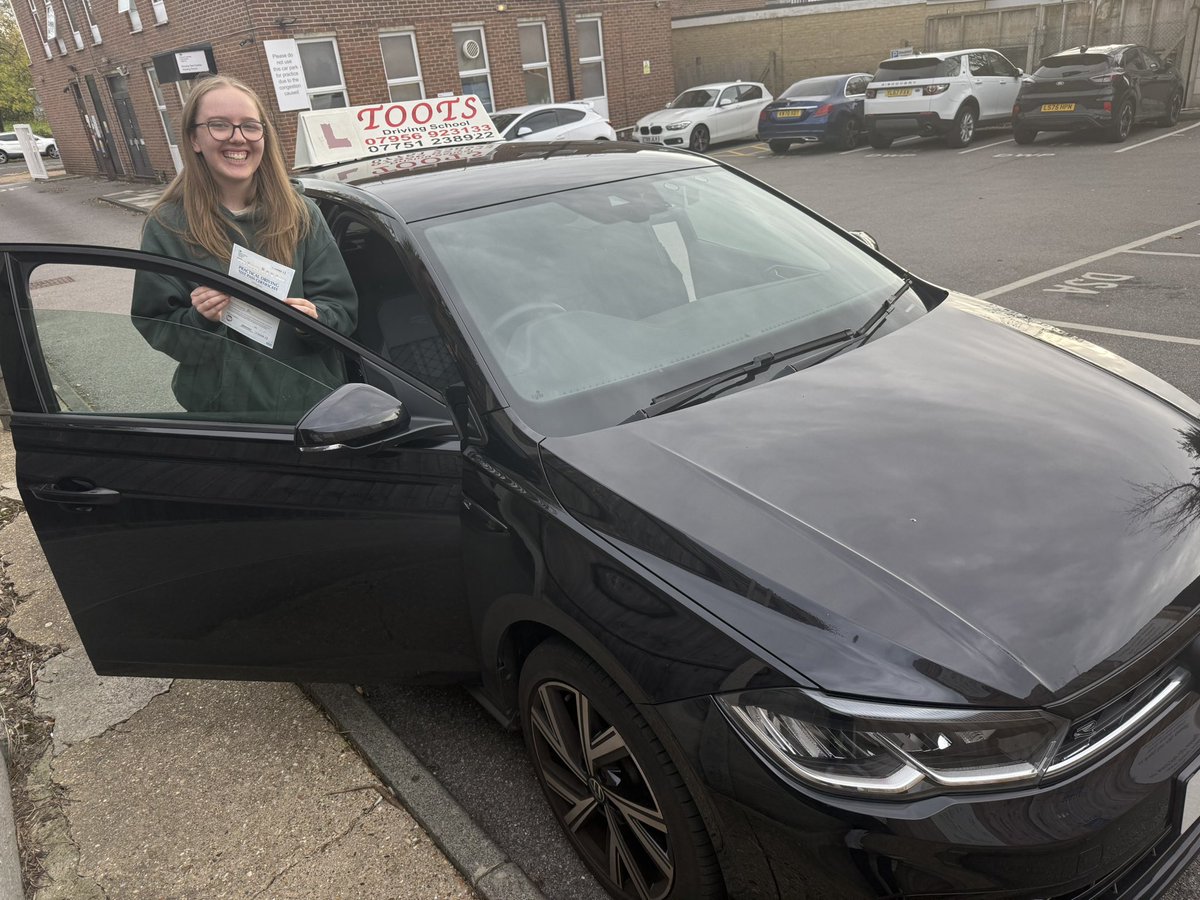 DriveWithToots's tweet photo. Massive CONGRATULATIONS Sophie on Passing your Driving Test, 1st Time today with only 4 Minor Faults 👍��� Cracking Drive, Get in. Enjoy the Car Shopping &amp; Safe Driving 🚘🚘🚘 https://t.co/343ftdP5nq