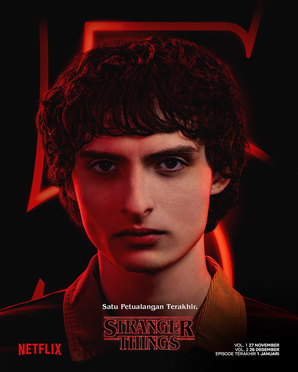 NetflixID's tweet photo. Saatnya menghitung mundur! Petualangan terakhir geng Hawkins akan dimulai bulan ini! Serial Stranger Things 5 Vol. 1, tayang 27 November di Netflix! https://t.co/vULpwNwTXm