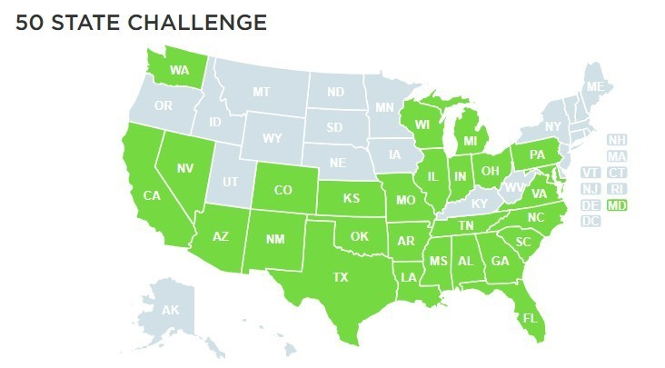BeebeElementary's tweet image. TONIGHT&apos;S CHALLENGE: 
Please HELP us get more states! 🇺🇸
We are competing with other schools to see who can raise the most donations worldwide.