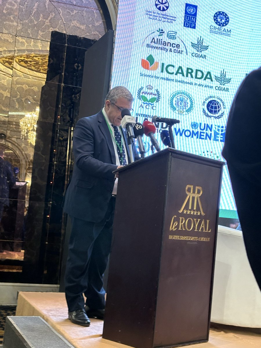 Honored to moderate Session 2 at the High-Level Regional Dialogue on Women’s Empowerment and Access to Finance for Advancing bio- Circular Agriculture 
Proud to engage with leading voices from @WDO, <a href="/UfMSecretariat/">Union for the Mediterranean</a> <a href="/AOAD_AOAD1972/">AOAD</a> , <a href="/FAOinNENA_EN/">FAO in Near East and North Africa</a> <a href="/UNDPArabic/">البرنامج الإنمائي</a> <a href="/UNESCOarabic/">اليونسكو</a> <a href="/ICARDA/">ICARDA</a>