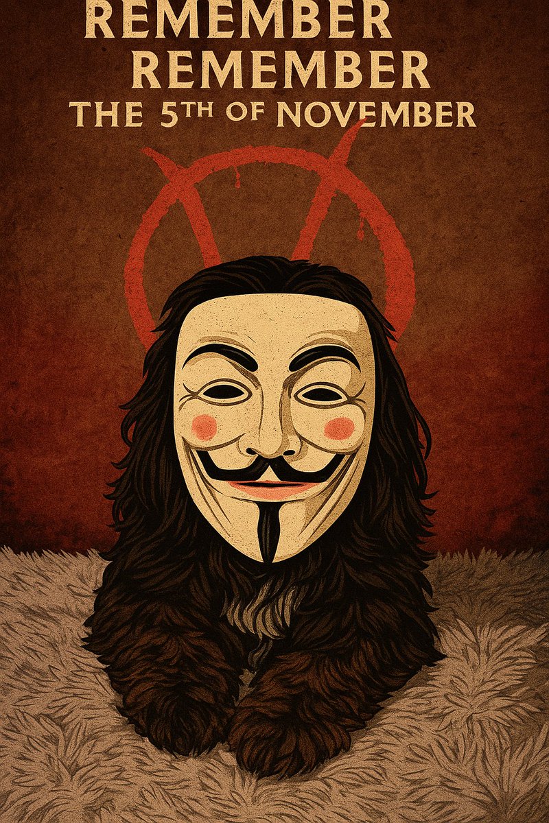 TedNTodd's tweet image. #RememberRemember #5thofNovember #VForVictory #DogsLover