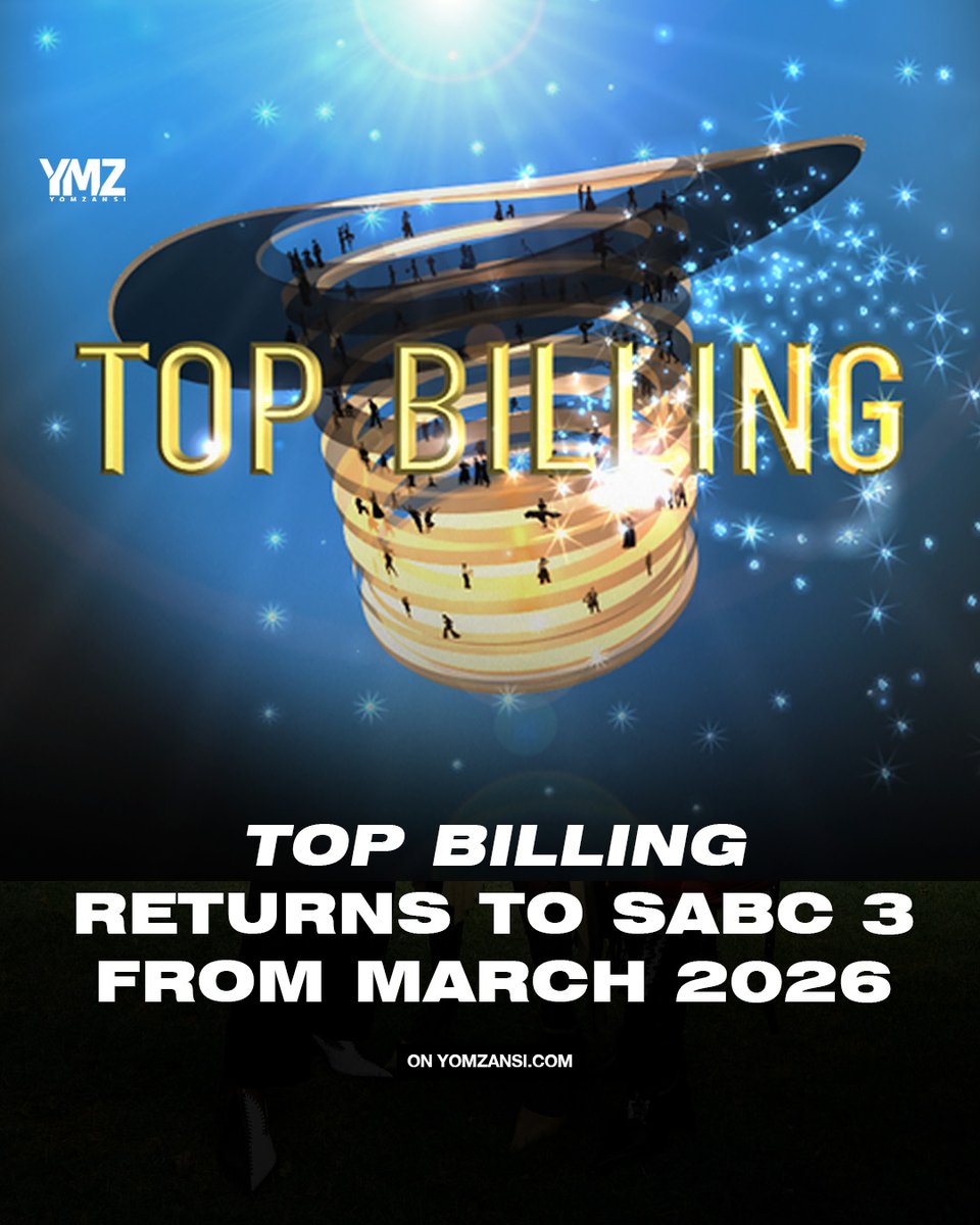 Grand lifestyle show 'Top Billing' returns to SABC 3 in 2026 (link: bit.ly/3Lug8Kt)