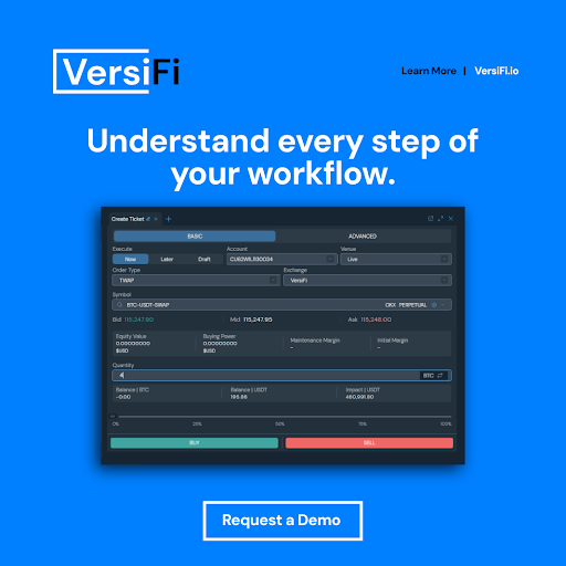 fi_versi's tweet photo. Institutions need visibility, flexibility and control at every step.

VersiFi gives you control across the entire workflow – from real-time order impact to customizable dashboards and audit-ready trade tracking.

Contact us to request a demo at https://t.co/oyUu5T10le. https://t.co/4R1ooNZBAL