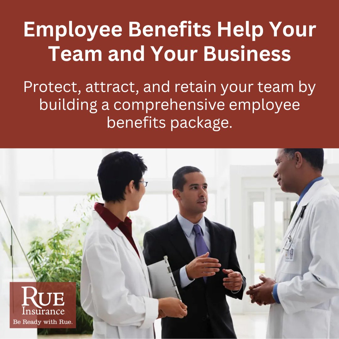 RueInsurance's tweet image. Rue Insurance offers a wide range of Employee Benefit programs for your business. If you are looking for Group Health Insurance, Group Dental Insurance, or other benefit options, contact our #EmployeeBenefits Team at 800-272-4783 or info@rueinsurance.com and Be Ready with Rue!