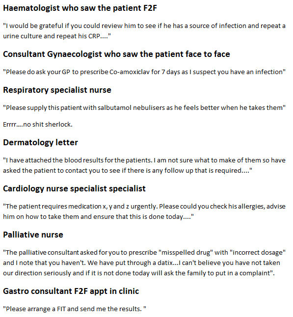 Parody RCGP tweet media