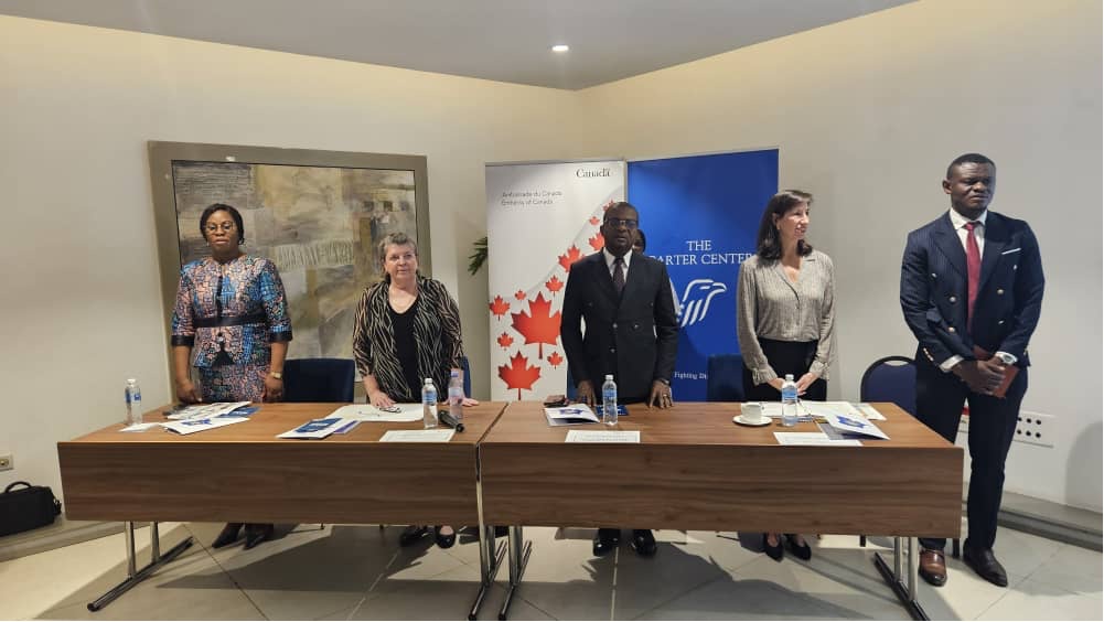 Ce 4 novembre, l’ambassadrice du 🇨🇦 en🇨🇩, Mme Maryse Guilbeault, a participé au lancement du projet Voix et Leadership des Femmes Renouvelé (VLFR) avec <a href="/GenreRDC/">Ministère du Genre Famille et Enfant</a>  et <a href="/CarterCenter/">The Carter Center</a>. Un partenariat fort pour l’égalité, l’inclusion et le leadership des femmes. #ÉgalitéDesSexes