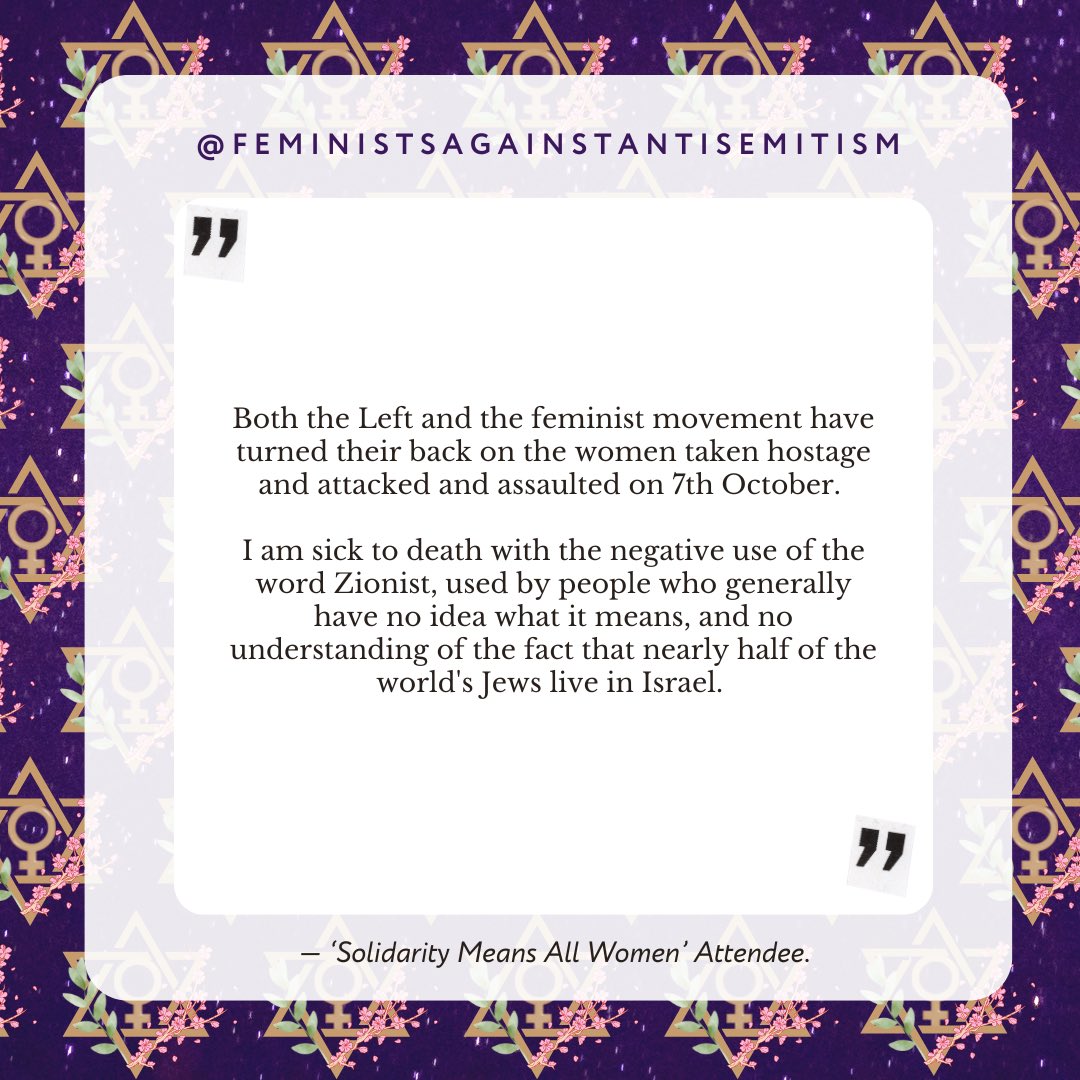 Feminism has an antisemitism problem. We’re here to name it and to end it. 

We’re so excited to invite you to be part of it.

This is just the beginning.

Article in next tweet 👇
