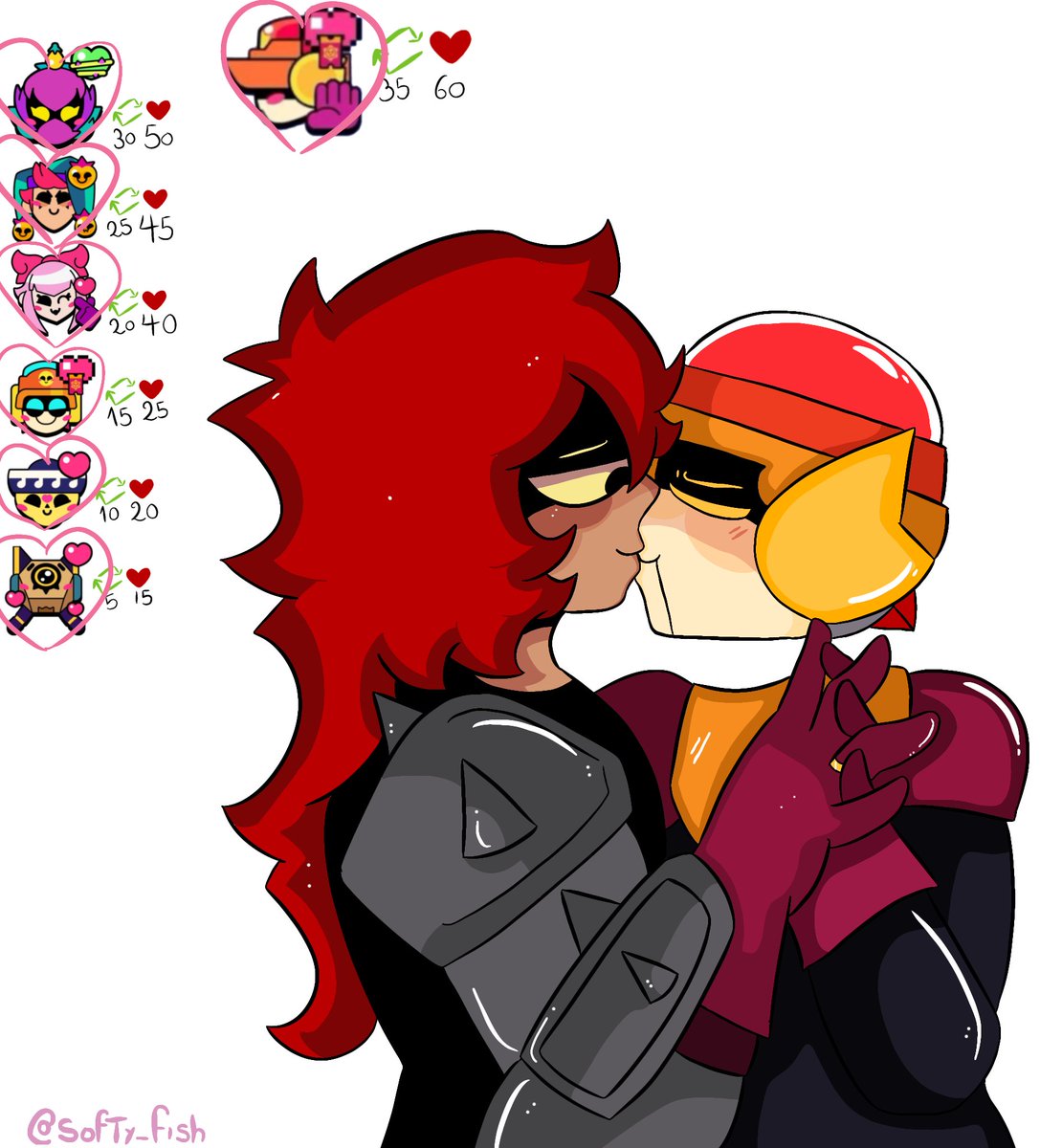 7/7 
PORFIN!! AL FIN HICE UN TREND COMPLETO WIJUU, como último obvio eran mis papis👻
#dracoxlawrie #lawriexdraco #BrawlStarsArt #brawlstarsship #lawriebrawlstars #dracobrawlstars