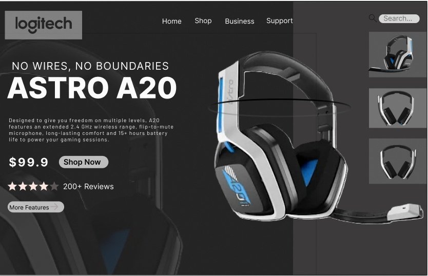 _LakshayChandel's tweet image. Day 12 of #100DaysofUI/UX
[ 4:30 hour of session ]

As today was holiday A good day at work.
Today I made two designs one for practice and other for my college.

Today design was about @LogitechG 
Headphone. I redesign the UI page of it.
Tell me if u like it? 😀 

#UIUXDesign