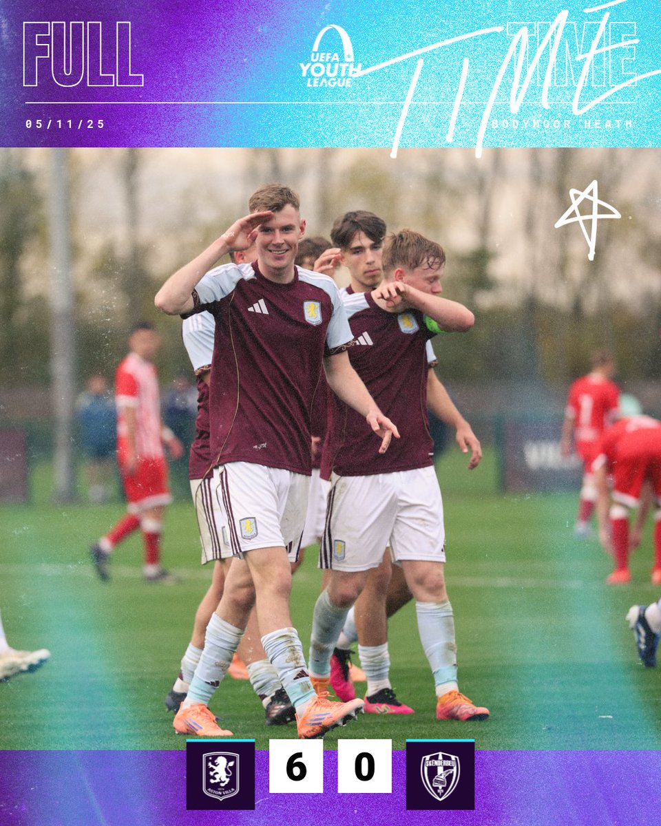 AstonVilla's tweet photo. Success in the second round of the #UYL 😁 https://t.co/N8npWQYlu8