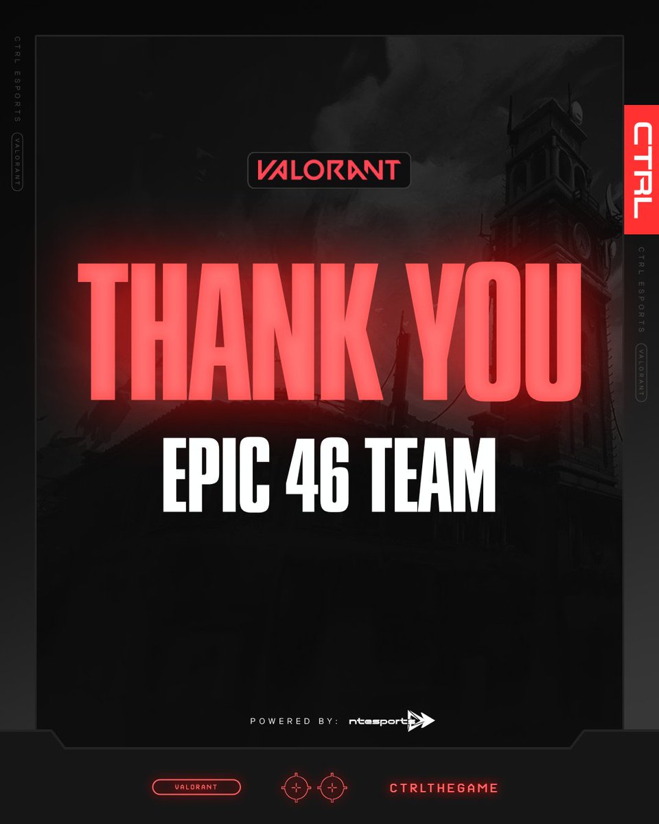 We wanted to say a huge thank you to the players who represented us this Epic 46.

<a href="/drogvlr/">drog</a> 
<a href="/CassVALO/">cass ☆</a> 
<a href="/CorsaVAL/">Corsa</a> 
<a href="/kendoVL/">kendo</a> 
<a href="/kami1d6/">kami</a>  

We couldn't be prouder of the players on this team and look forward to seeing them compete in their usual leagues. Amazing people in and