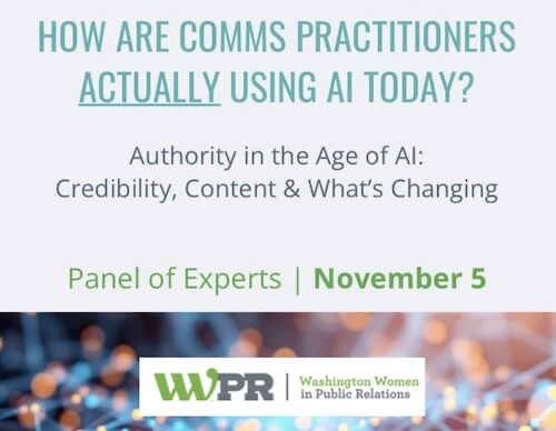 How are comms pros actually using #AI today?
Don’t miss our VP LeAnne DeFrancesco today at 5:30 p.m. ET as she joins a panel on how AI is transforming PR ➡️Register here: wwpr.org/events/calenda…
