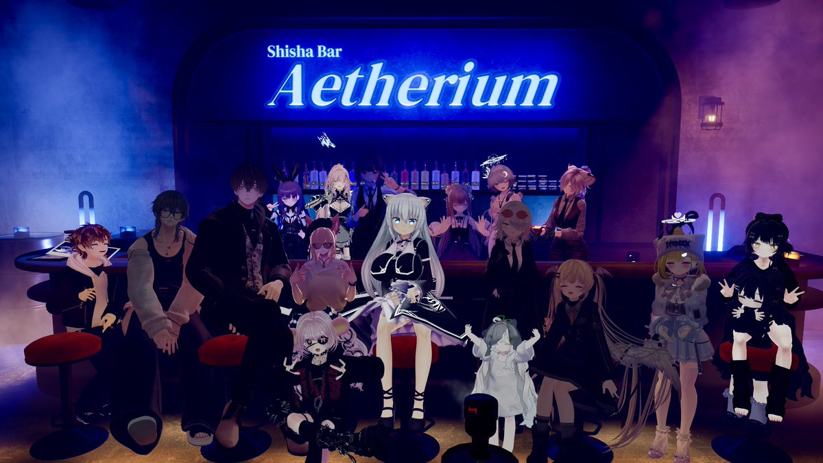 Aetherium_VRC's tweet image. 本日は当店にお越しくださりありがとうございました！

おかげさまで平日にも関わらず大盛況でした。今日はいつもより少し賑やかだった気がしますね😊

来て下さった方はぜひ、#VRCエーテリウム で写真や感想を投稿してください✨
