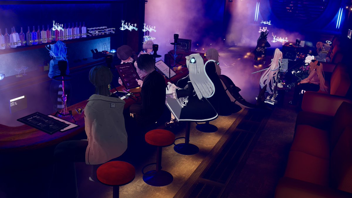 Aetherium_VRC's tweet image. 本日は当店にお越しくださりありがとうございました！

おかげさまで平日にも関わらず大盛況でした。今日はいつもより少し賑やかだった気がしますね😊

来て下さった方はぜひ、#VRCエーテリウム で写真や感想を投稿してください✨