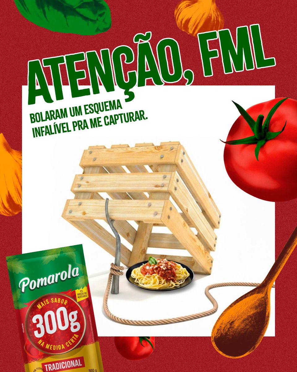 Cuidado com golpes, parceria. Fui pego. 😔 ​
Marca aí quem não resiste a um bom molho também.