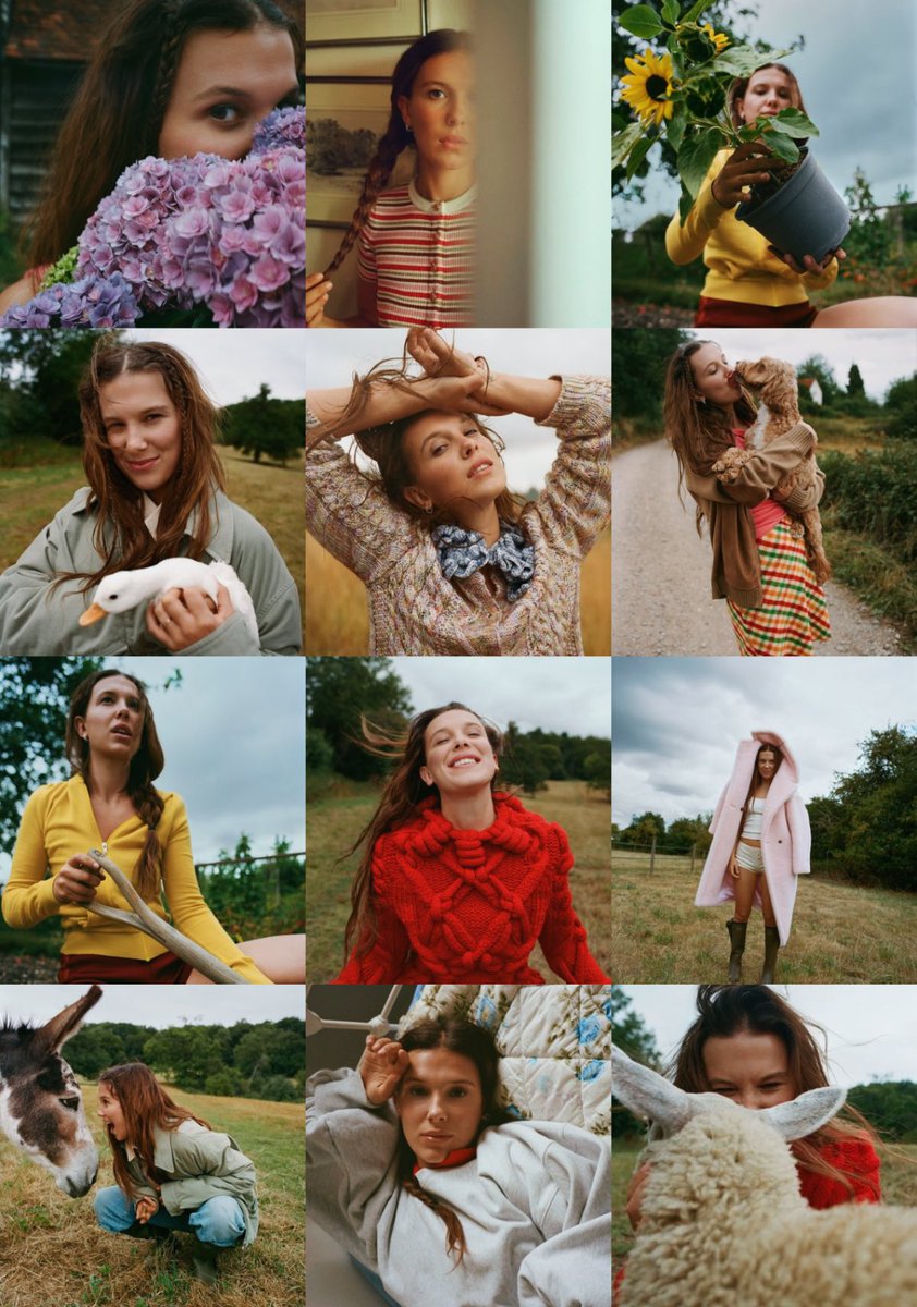 millie bobby Brown for ‘british vogue’