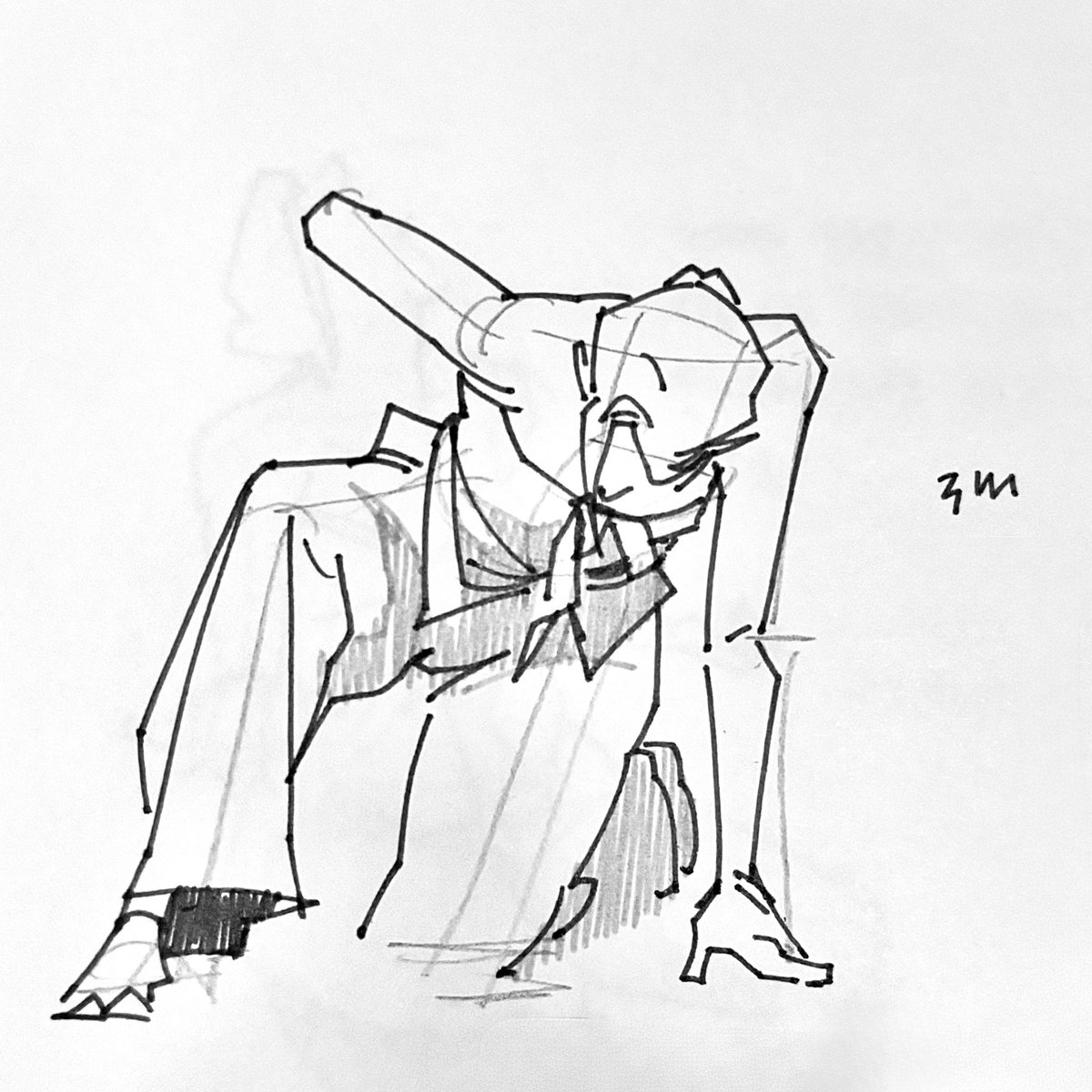 연필로 틀 잡고 펜으로 인물 따고
연한 펜으로 그림자까지 넣는걸
3~4분내로 해야 하니까 좀 빡셈
그래도 재밌음 !!!