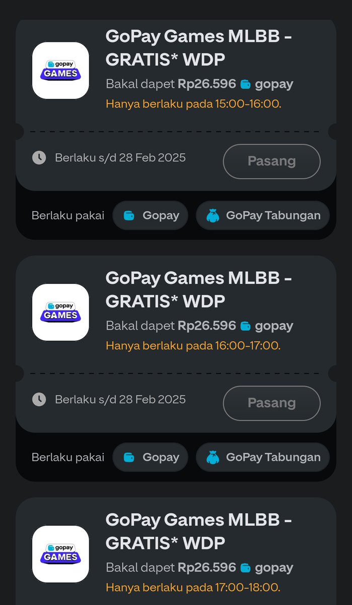 Dangorgeously's tweet photo. gais, yg mau job receh, barangkali pake aplikasi gopay terus di voucher saya punya voucher games mlbb bisa dm aku yaa, nanti aku take vouchernyaa #zonauang https://t.co/zrdn0Jx4n3