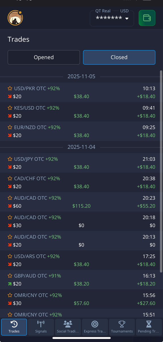 cryptoblisssHQ's tweet image. 🚀 3 Straight Base Wins!
Precision. Discipline. Results.
Join the winning team — test our free binary signals with $50,000 demo funds 💰
#BinaryOptions #PocketOption #TradingSignals #CryptoBlisss #ForexTrading #OnlineTrading #DayTrading #FinancialFreedom