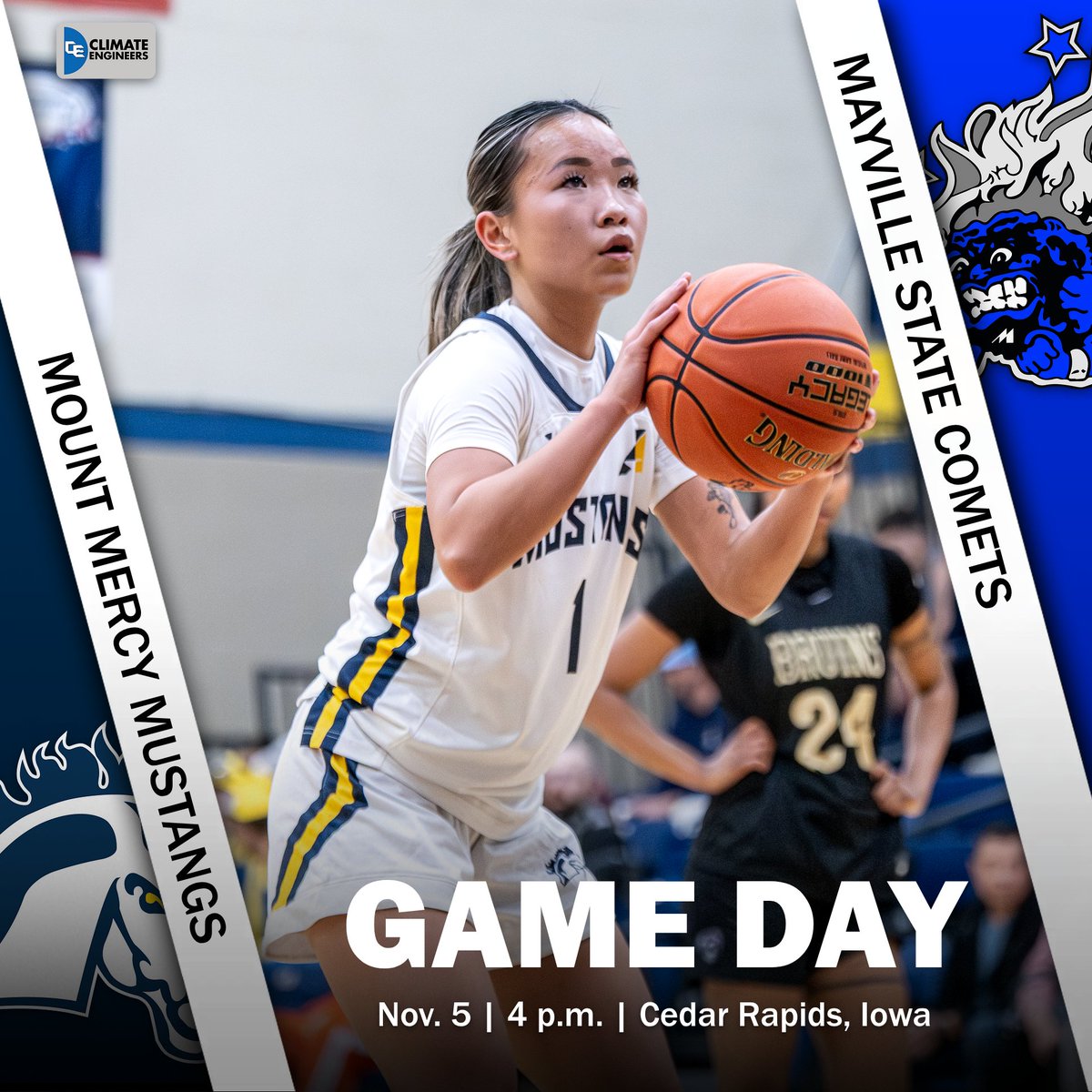 Mount Mercy Mustangs tweet media