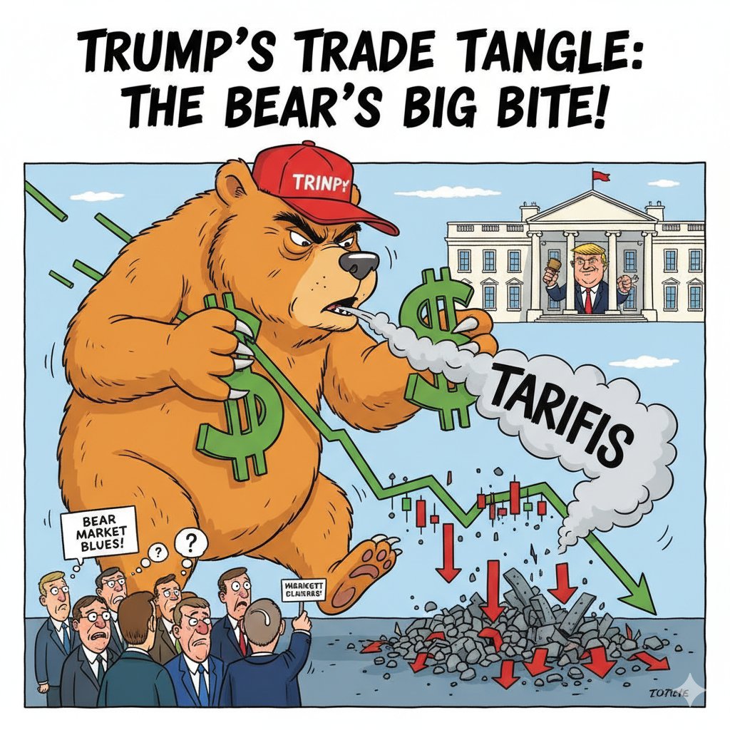 IS PERSENT GLOBAL MARKET FALL DUE TO AI FEARS OR TRUMP TARIFFS

#StockMarket