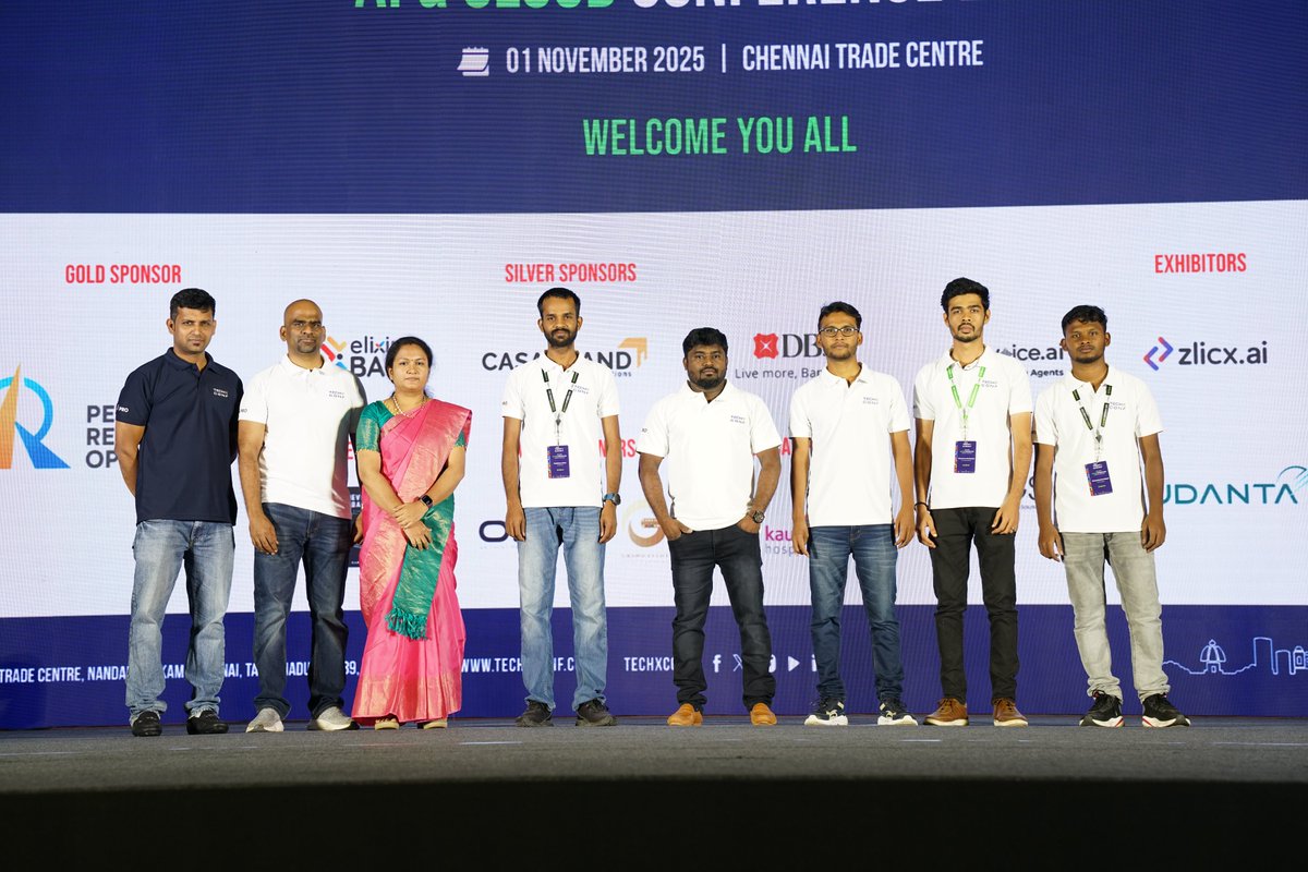 TechXConf's tweet image. 🚀 Together, We Made #TechXConf2025 Truly Extraordinary! 🙏

As we look back on the phenomenal journey of #TechXConf2025 – The AI &amp;amp; Cloud Conference, held on November 01 at the Chennai Trade Centre, our hearts are filled with immense pride and gratitude.

With 3000+ passionate…