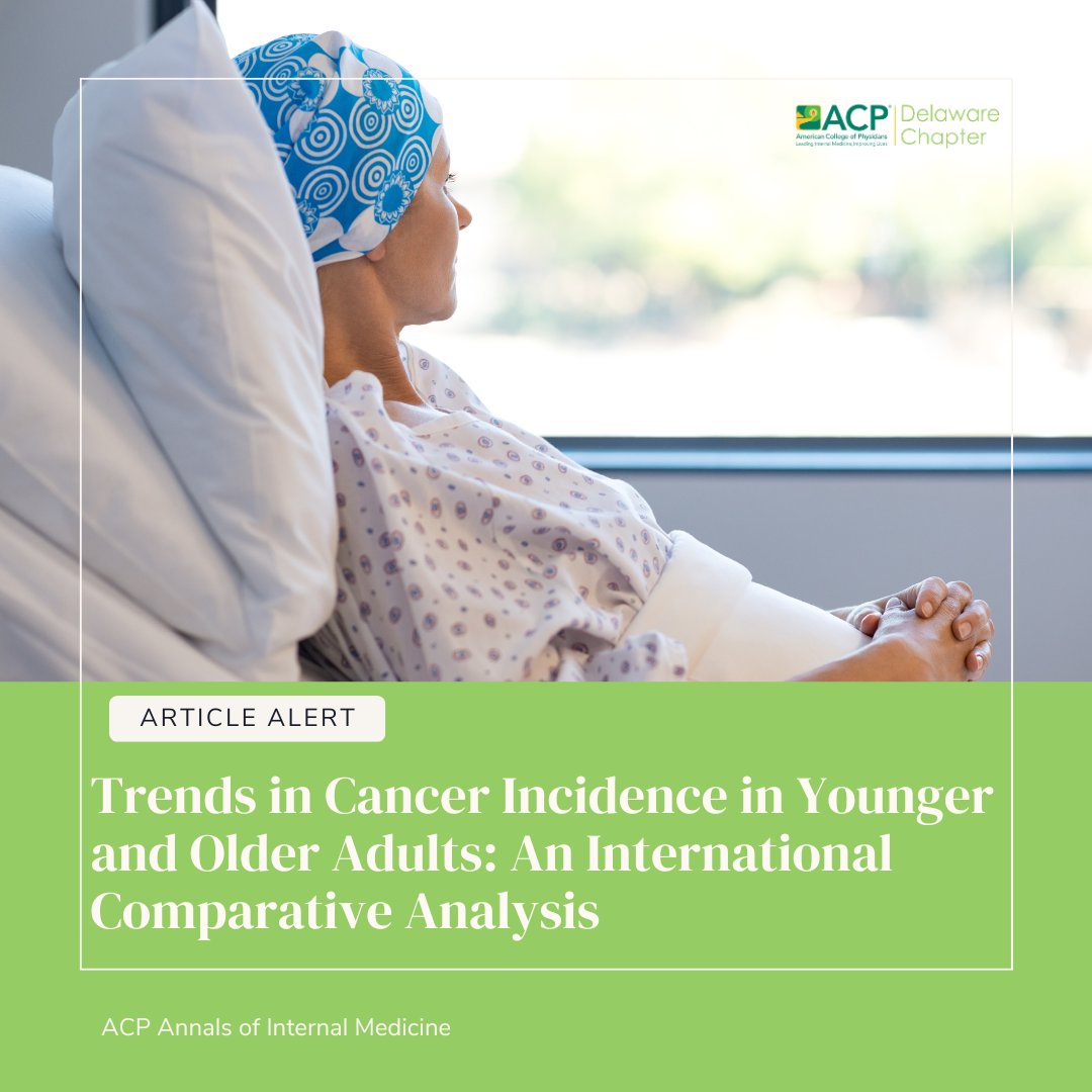 There is concern about widespread increases in cancer incidence rates in younger adults.

To learn more, visit: bit.ly/4nuJJ3Z