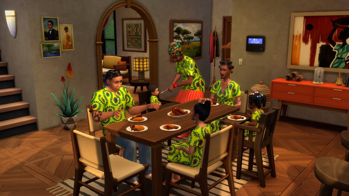 I am absolutely THRILLED for the upcoming West African themed free update items for The Sims 4! Its about time!😋🤭👏🏽✊🏽 #TheSims4 #TheSims