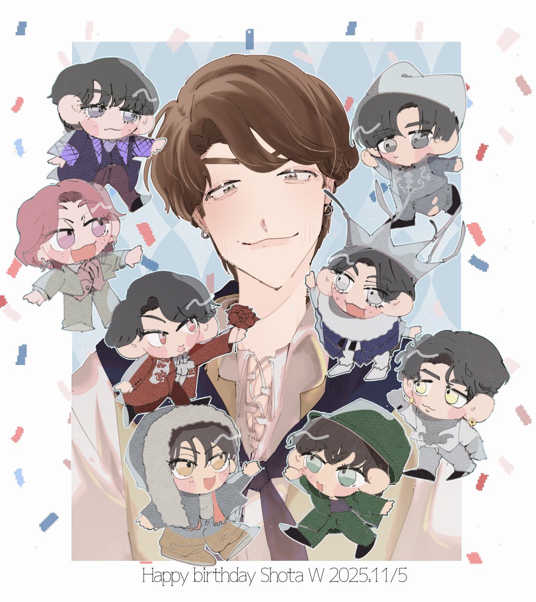 omu119's tweet photo. 💙㊗️🫶
 #渡辺翔太誕生祭2025 https://t.co/GJIX72PCie