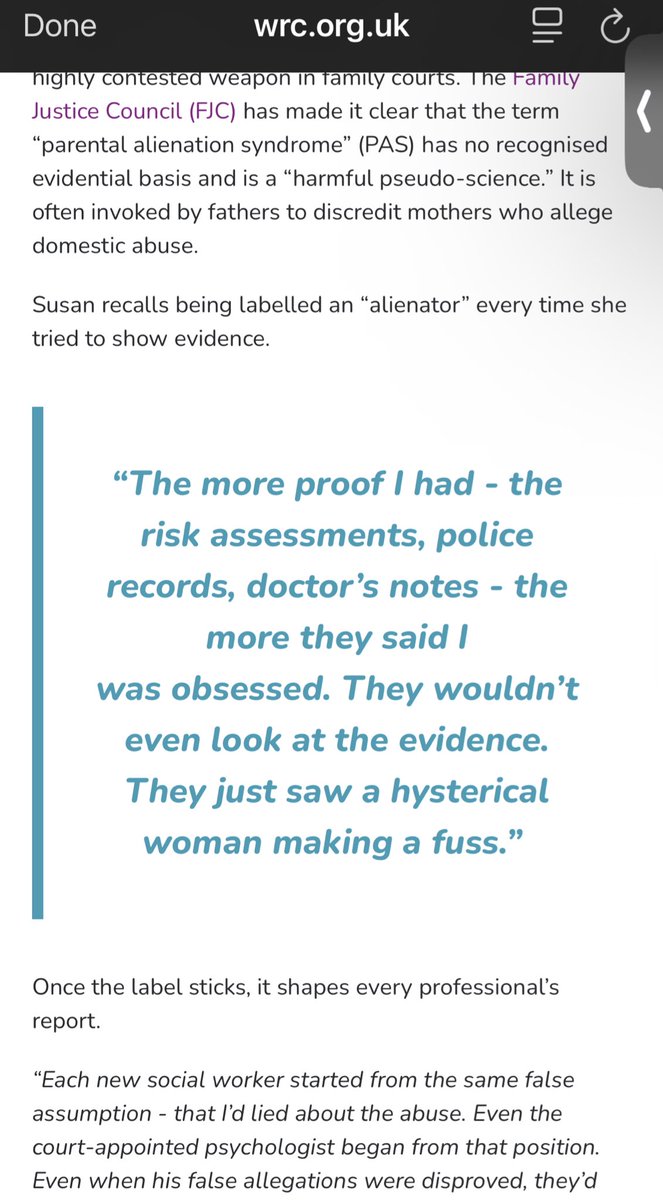 Thanks to <a href="/whywomen/">Womens Resource Centre</a> for keeping the pressure up and publishing these countless stories that all follow the same tragic pattern - what troubles me so much is that the presumption of contact appears to have only been about presumption of contact with fathers. So many mothers wrong