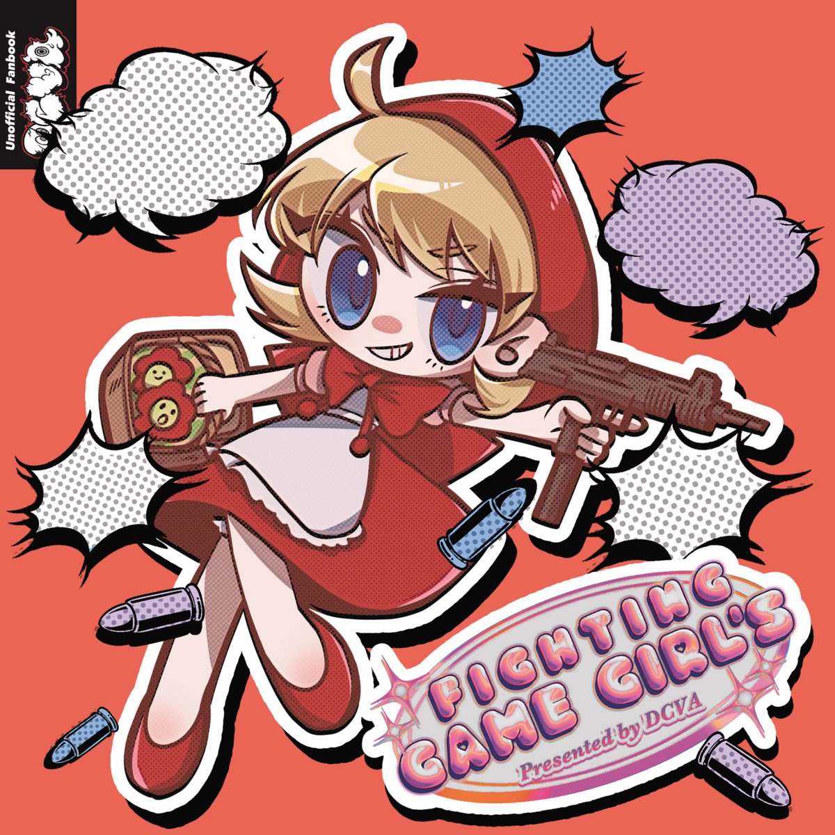 🌈2025.11.08  #ぐんコミ 10新刊🌈

✦ 新刊『FIGHTING GAME GIRL'S』
  フルカラー/A5正方形/20p

頒布：【B-12 DCVA】

ホラゲーと格ゲーの戦う女の子たちを集めたデフォルメイラスト集です🎮

表紙/本文デザインを山崎さん(<a href="/2qune/">山崎</a>)にお願いしました❣️
とても可愛い仕上がりとなっています❣️必見❣️