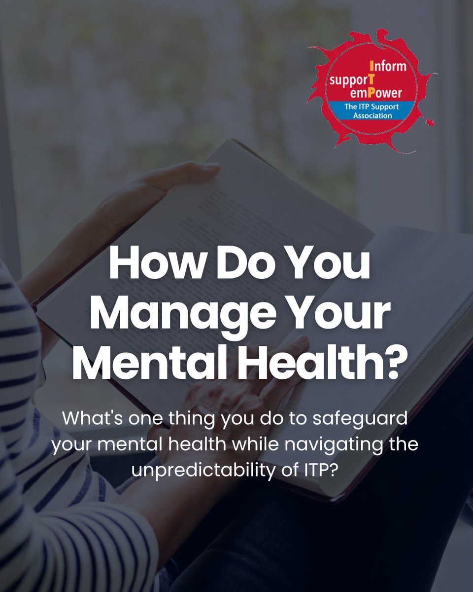 ITPSupportAssoc's tweet image. ITP&apos;s Invisible Challenge: The Mental Load 🧠💜

Living with ITP means managing not just the physical symptoms, but also the significant mental and emotional load of an unpredictable condition - the worry, the anxiety, and the need for constant vigilance.

We want to talk about…