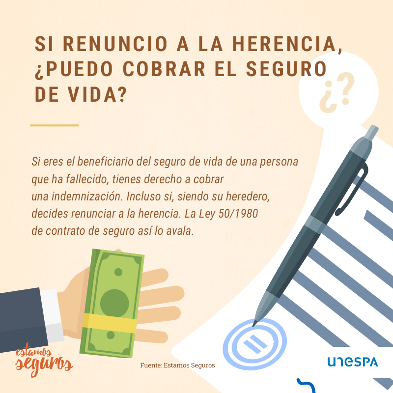 A veces, aceptar una #herencia es difícil porque implica hacer tuyas posibles deudas que tenía el fallecido o pagar una cantidad de #impuestos a los que no puedes hacer frente. ¿Se puede cobrar un #seguro de vida si se renuncia a la herencia?

Vía: <a href="/EstamosSeguros_/">Estamos Seguros</a>