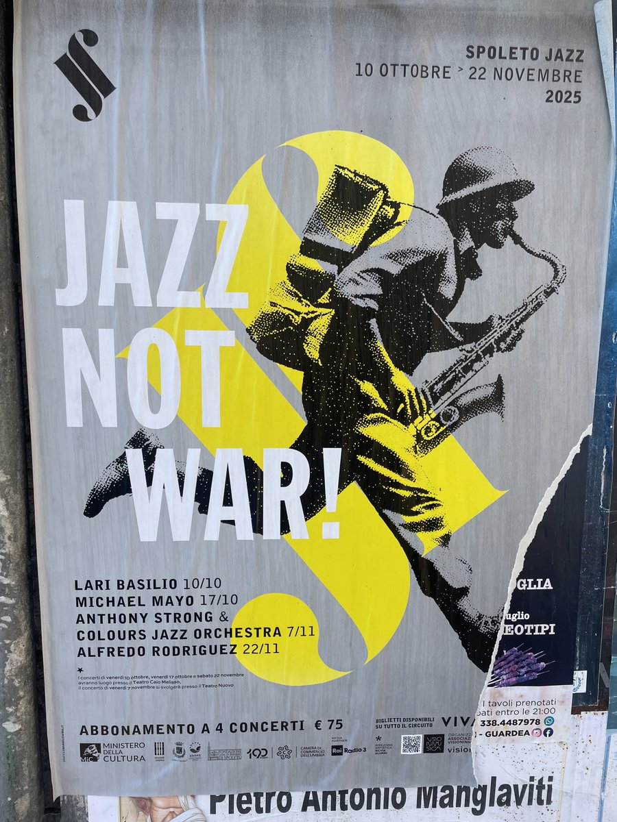 Jazz not war. 🎺🎷✌🏿✌️