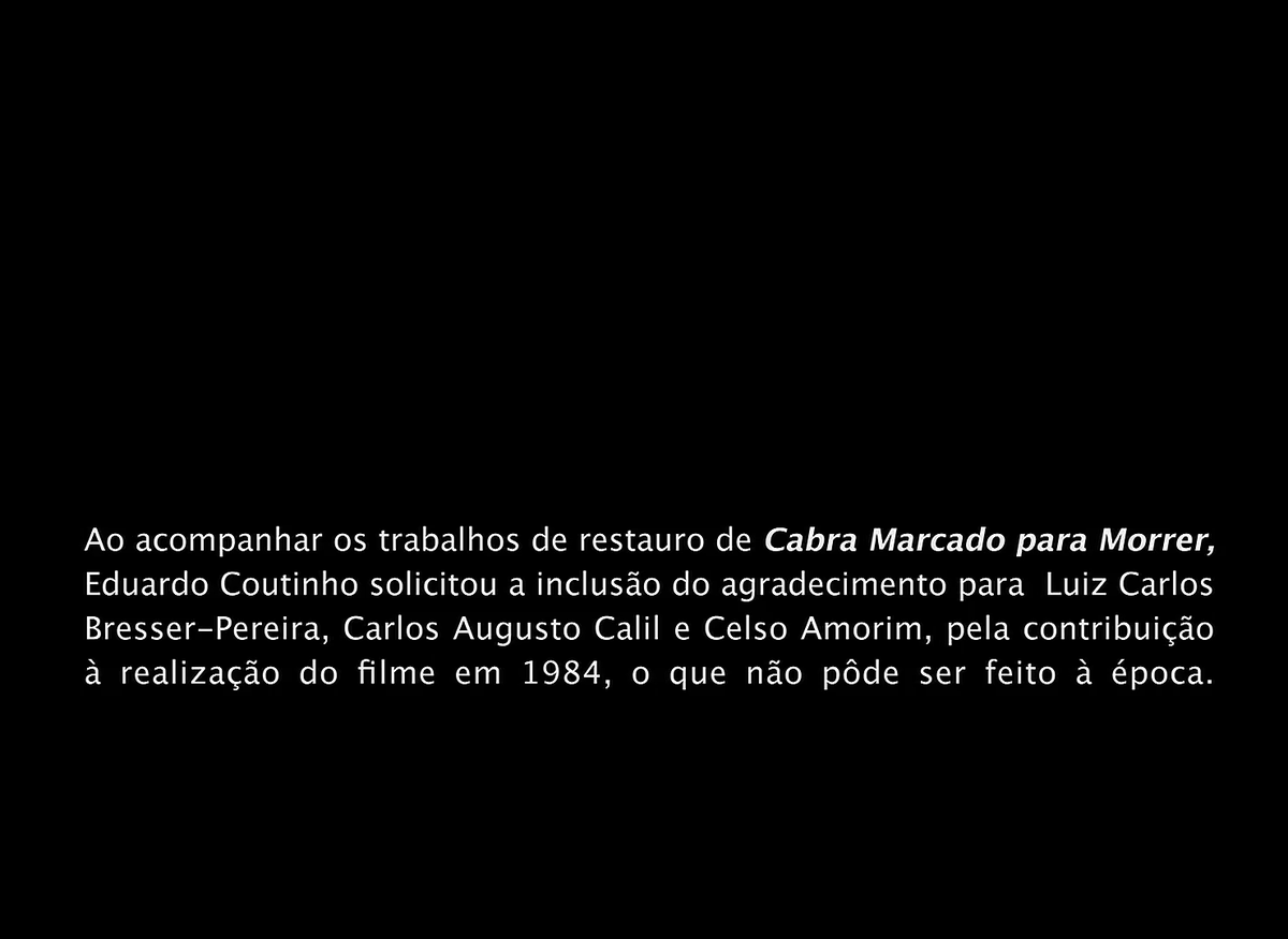 TropicalFrames's tweet photo. Cabra Marcado Para Morrer (Eduardo Coutinho, 1984): 9.81Gb, 1080p.
[https://t.co/UWbTecHFQc] https://t.co/bWjywPX1hD