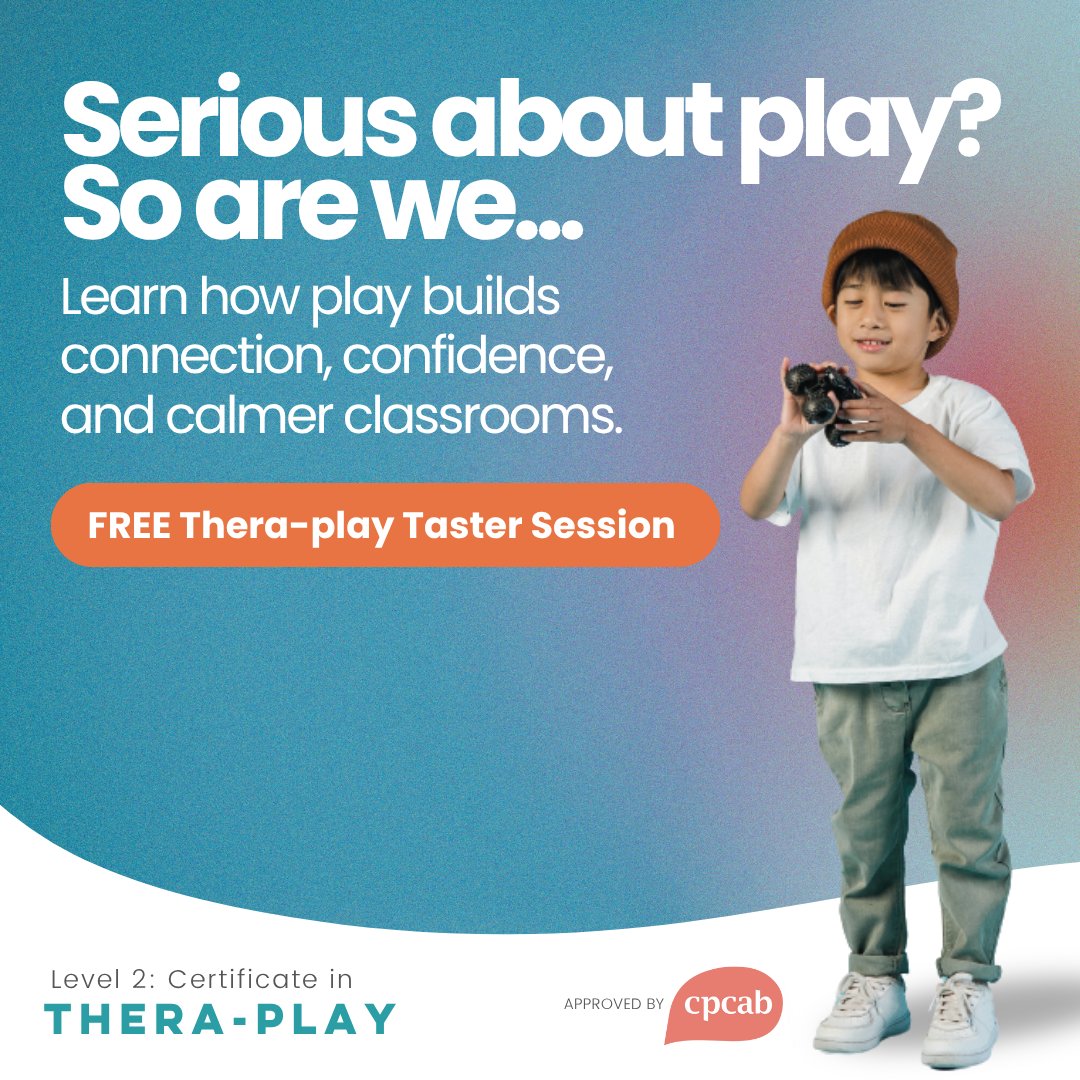 ExchangeResourc's tweet photo. Join our Online Taster Session to discover practical strategies that help you build confident, connected, and calmer children.

Save your place for our FREE Interactive Thera-play Taster Session 
🗓️Thurs 13th November @ 3:30pm 

https://t.co/N1lkj0vlhj https://t.co/Ze83Spq58l