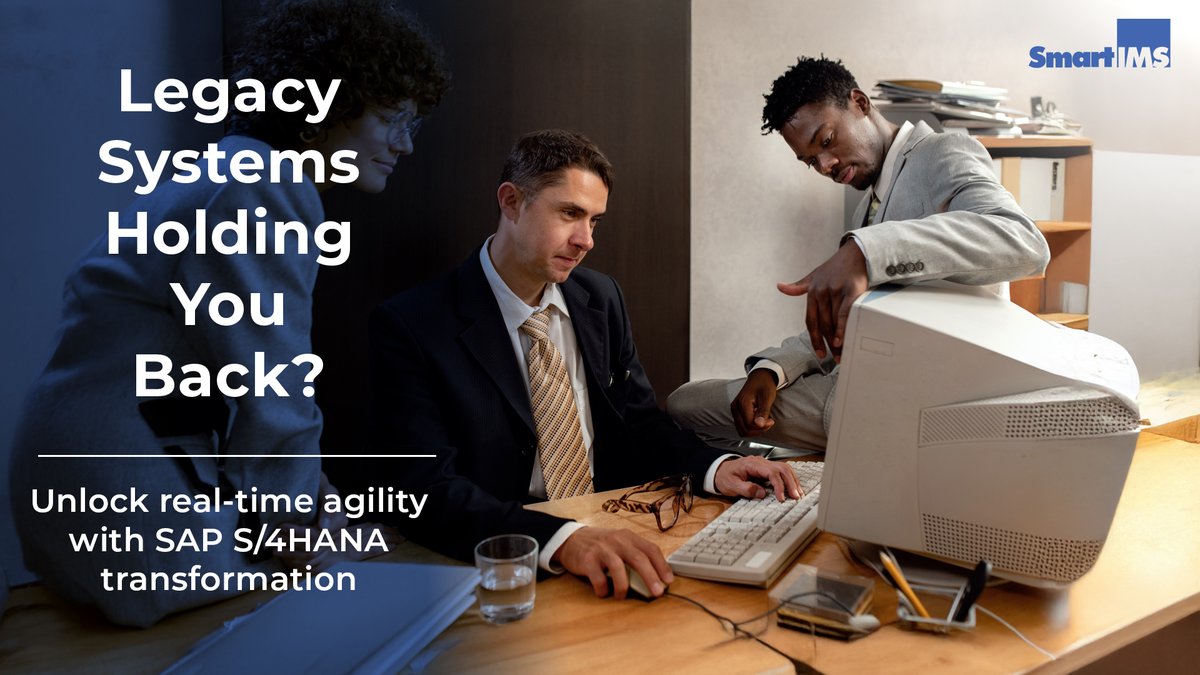 Smart_IMS's tweet image. Legacy systems slowing you down?

Drive transformation with #SAPS4HANA — move from maintenance to momentum:

✅ Simplify IT
✅ Gain real-time insights
✅ Accelerate innovation
✅ Cut costs with cloud
✅ Build a future-ready core

#SmartIMS #SAP #DigitalTransformation