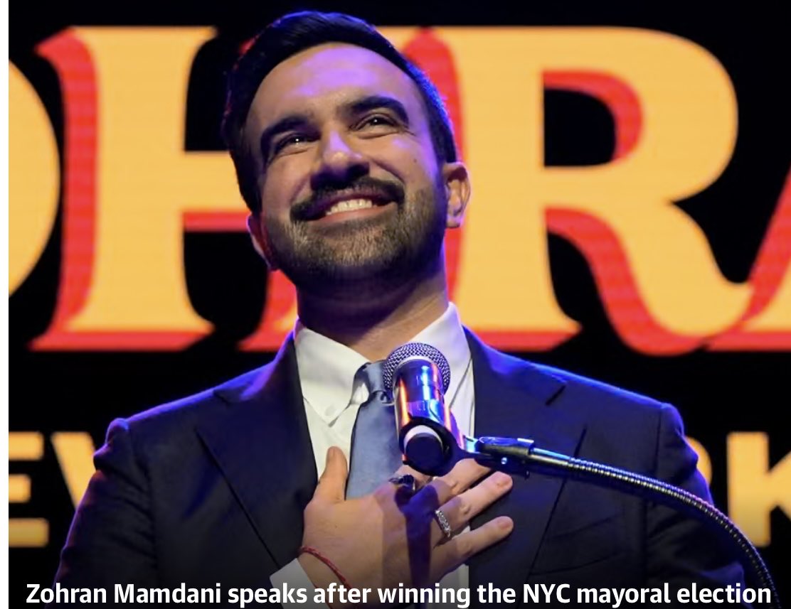 Turn the volume up.

Quattro parole che valgono come un discorso di mille. 

#Mamdani #NewYorkCity #5novembre