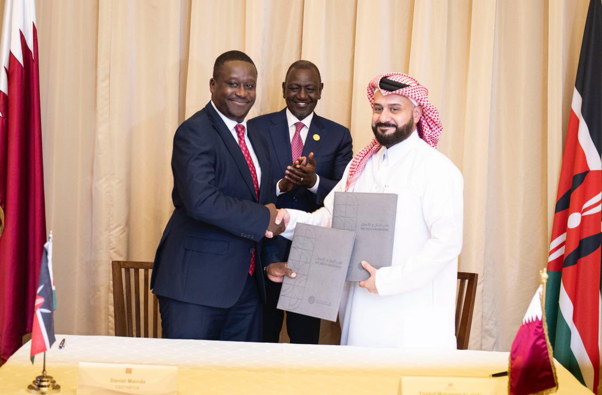 bungomaduke's tweet photo. Lake Naivasha aside. President William Ruto’s visit to Qatar aims to advance the Doha Kenya Ties through targeted financial collaboration. #DohaGoodies
Kenya stands to benefit from stronger fintech innovation, improved business opportunities, and deeper engagement with international investors.