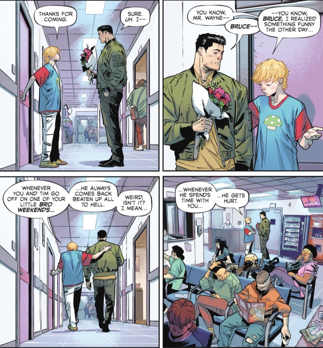 y98ngjustice's tweet image. getting scolded by your bisexuals son twink boyfriend for him getting hurt on your &quot;bro weekend&quot;