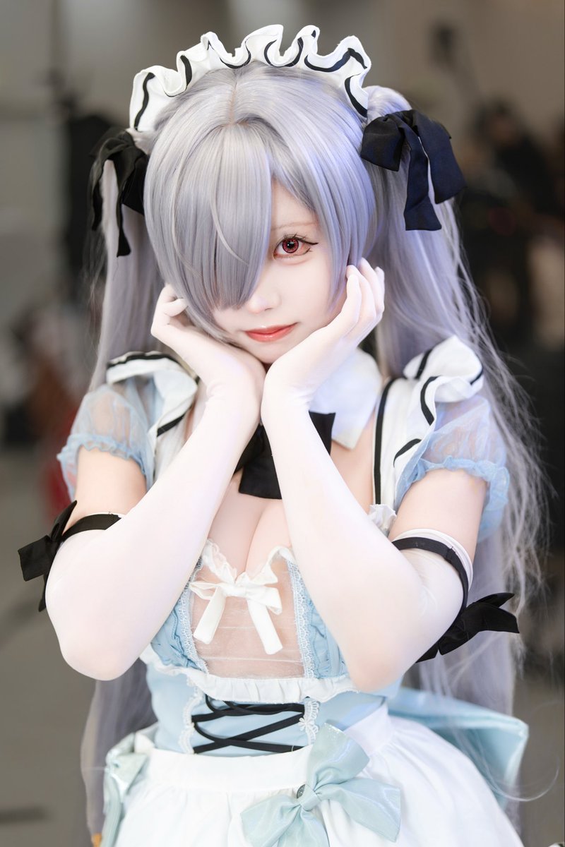 superget_win's tweet image. #池ハロ2025
上品で優しい雰囲気がとても素敵✨
透明感のある美しさに惹かれます☺️

勝利の女神：NIKKE
シンデレラ メイド服

Model : reo (@reo_cosplay)さん

#NIKKE
#NIKKEcosplay
#池袋ハロウィン